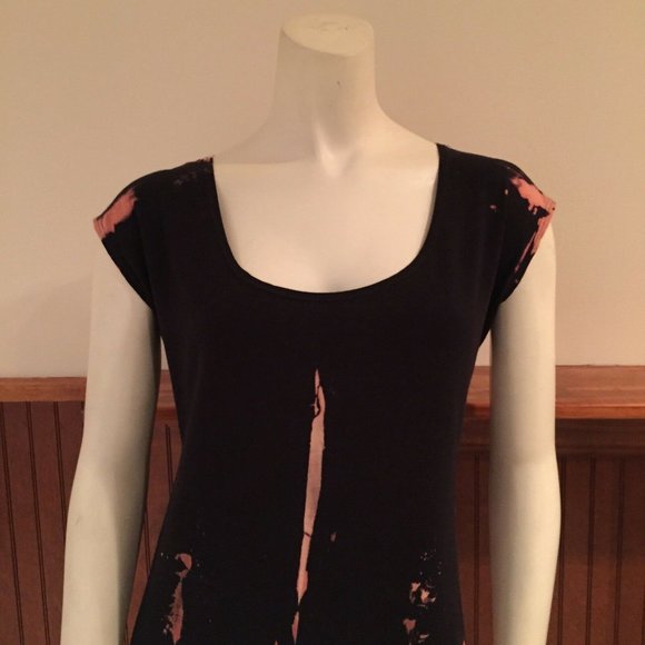 Mary Meyer Black and Tan Tie-Dye Dress - Size: XS - Picture 3 of 11